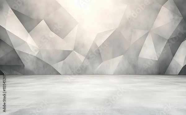 Fototapeta Abstract geometric concrete background