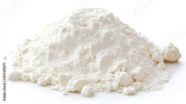 Fototapeta Studio Shot of Flour - Fine and Versatile Baking Essential in Focus