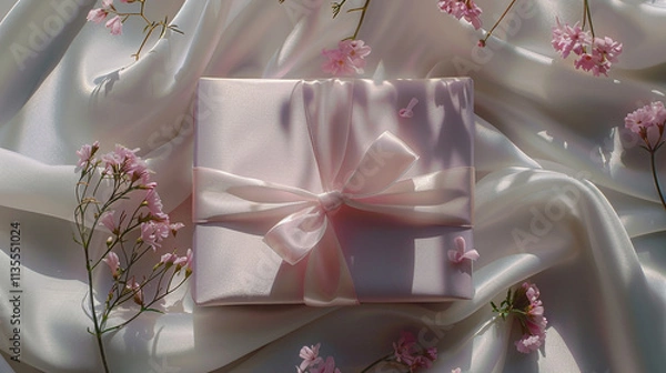 Obraz a beautifully wrapped gift