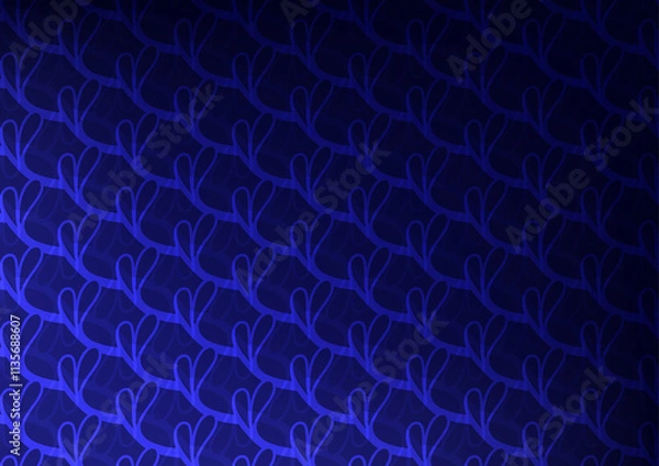 Fototapeta Art soft line pattern blue wave graphics background