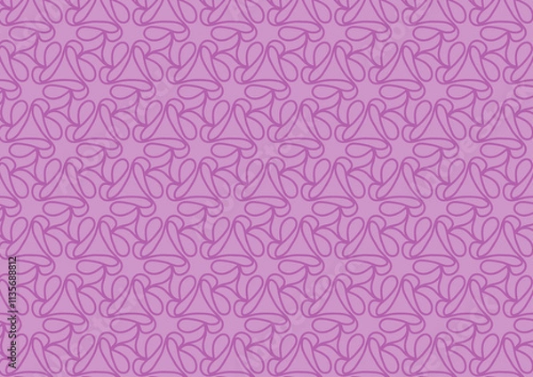 Obraz Cute pattern art triangle purple soft background