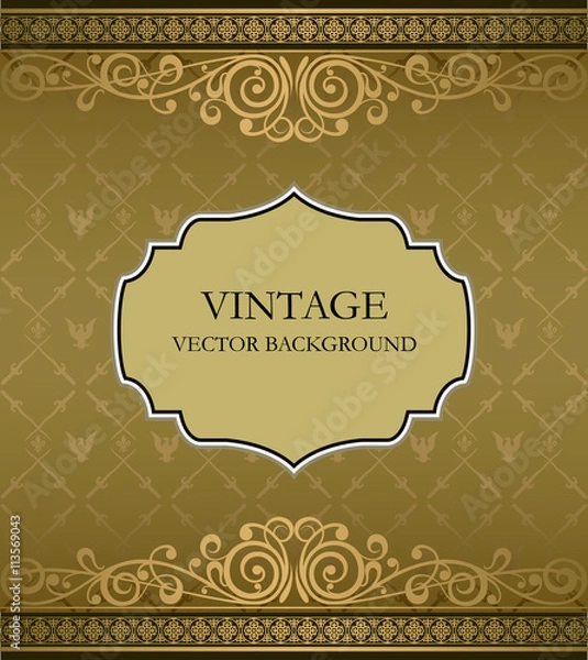Fototapeta Vintage vector background