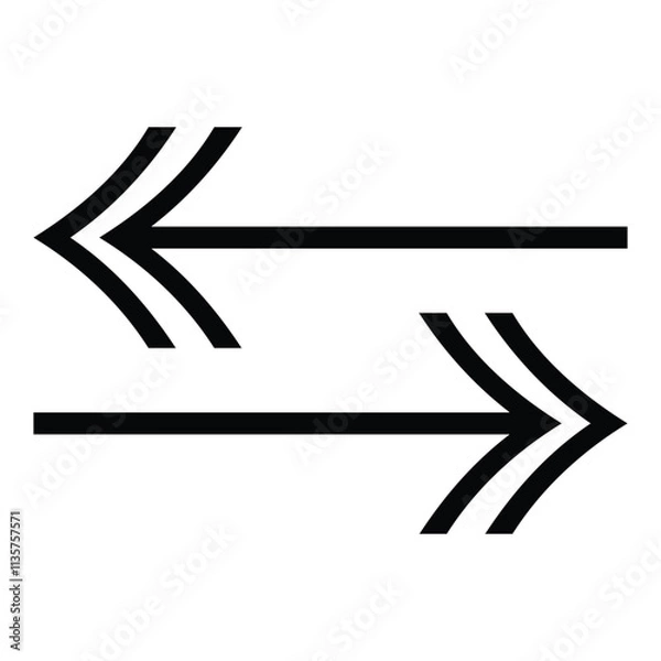 Fototapeta set of arrows icons