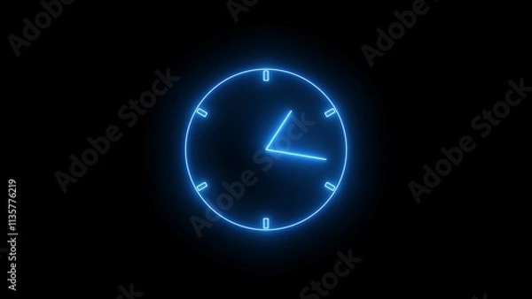 Fototapeta Clock at an airport, time concept. Clock train station