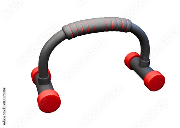 Obraz 3D low poly gym equipment icon