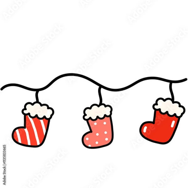 Fototapeta christmas socks