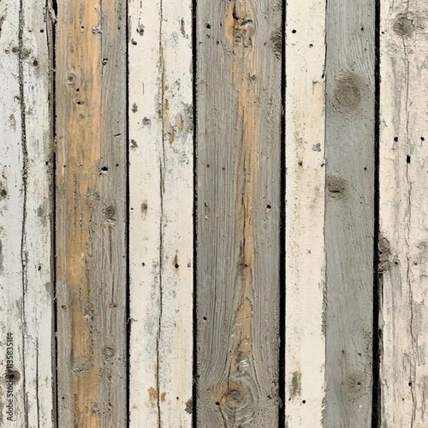 Fototapeta Rustic Weathered Wooden Planks Texture Background