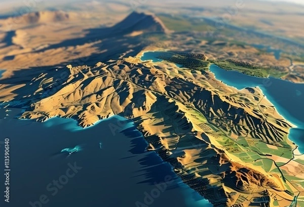 Obraz South Africa map