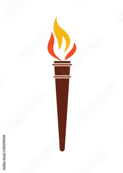 Fototapeta olympic torch