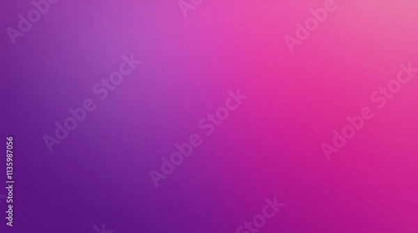 Obraz Smooth Pink to Purple Gradient Background, Generative AI