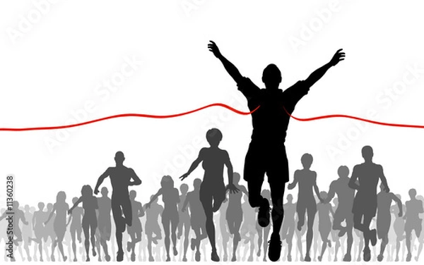 Fototapeta Linia końcowa