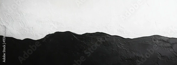 Obraz Subtle Gradient with Textured Wave. Created with Generative AI