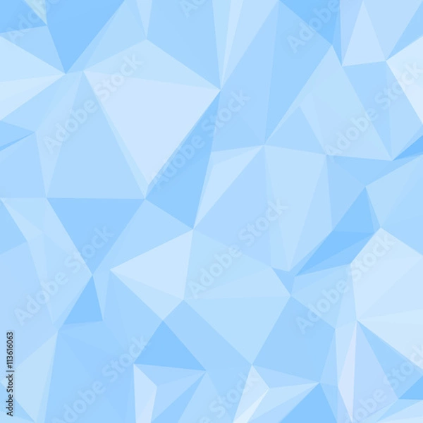 Obraz Abstract Background, Colorful Low Poly Design. Vector