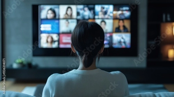 Fototapeta Streaming platforms from South Korea bring K-content to the forefront of global entertainment