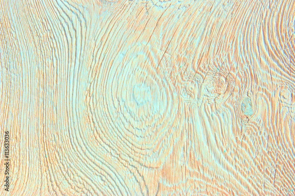 Fototapeta Turquoise wood texture