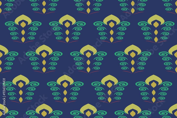 Fototapeta seamless pattern with monsters