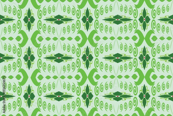 Fototapeta seamless floral pattern