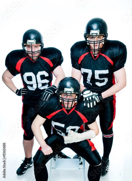 Fototapeta American football players
