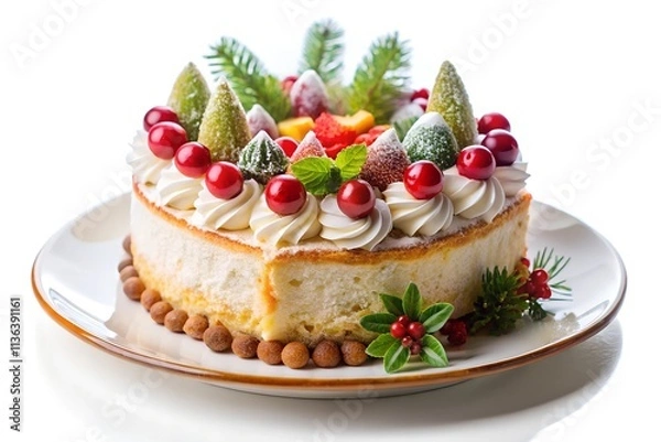 Obraz piece of cake with berries