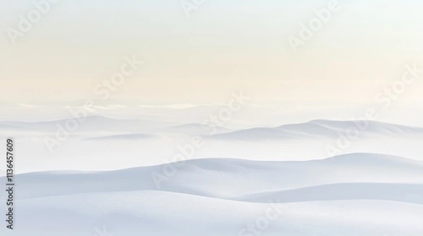 Obraz Minimalist Gray Landscape with Soft Gradient