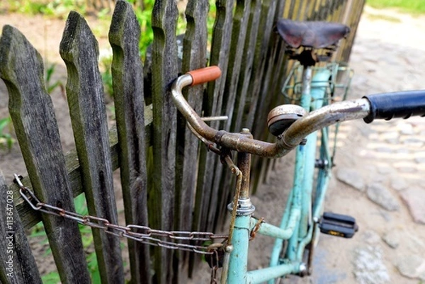 Fototapeta stary rower