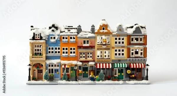 Obraz Various Christmas, New Year card and banner collection: Santa Claus, Christmas tree, snowman, reindeer, ornament, xmas elements and decorations and many more