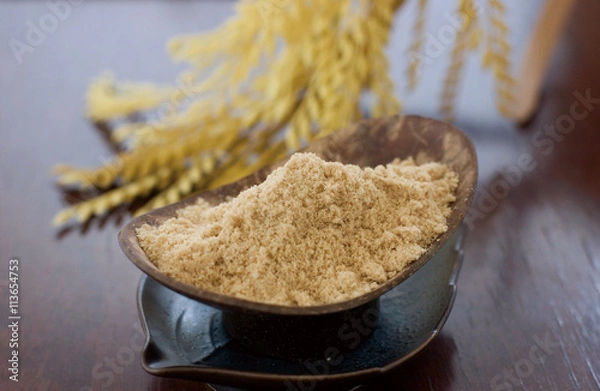 Obraz 米ぬか、いなほ