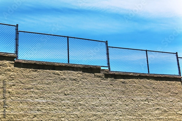 Obraz retaining wall