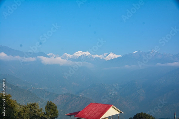 Obraz Mount Kanchenjunga view in pelling
