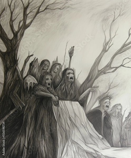 Fototapeta Macabre Liberty