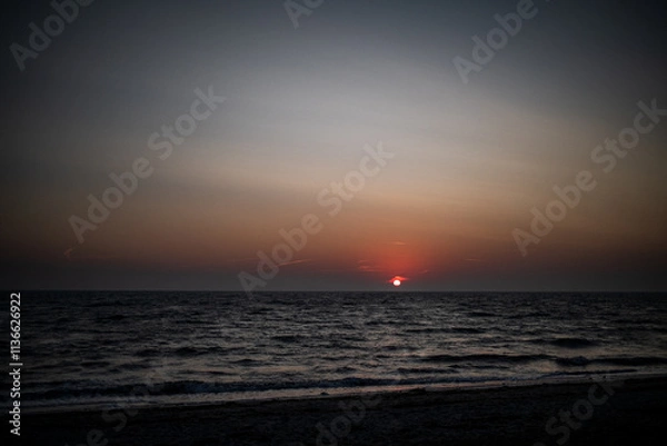 Obraz Sunset on the Island Sylt