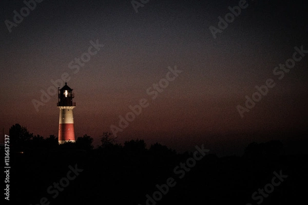 Fototapeta lighthouse at night