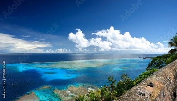 Obraz landscape with sky