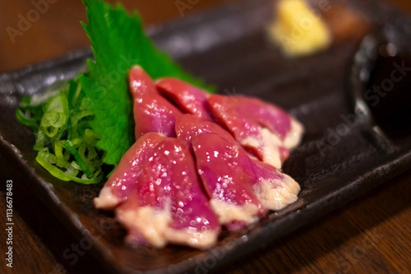 Obraz 鶏のハツ刺し