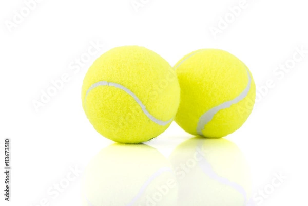 Obraz Two green paddle ball