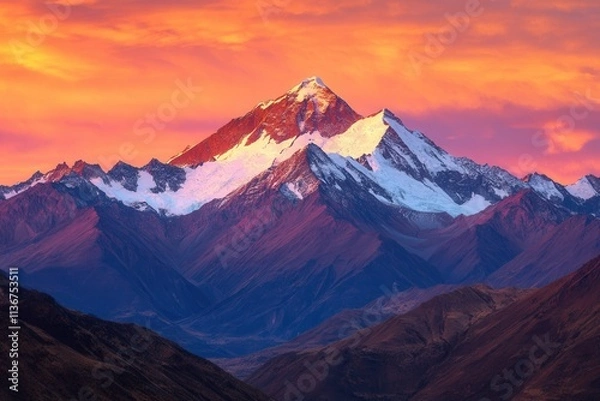 Fototapeta Yala Mountain is one of the most sought-after treks in the Sichuan region of China