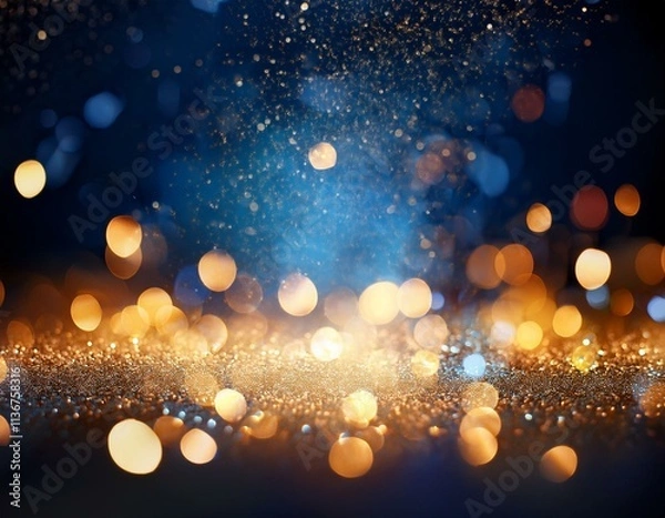 Obraz Effets Lumineux pour un Hiver Enchanté