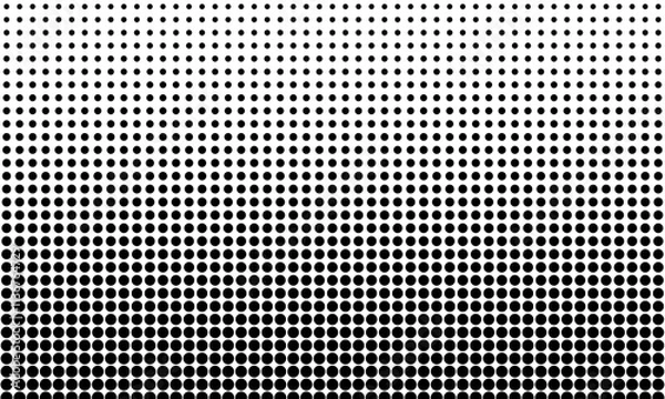 Fototapeta Halftone dotted. Halftone dots background. Half tone gradient 