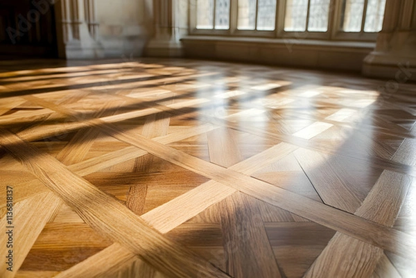 Obraz Techno oak flooring with advanced treatment for exclusive look.high quailty image