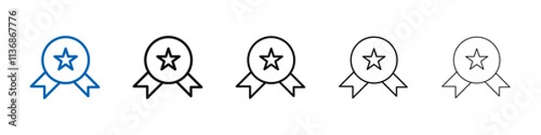 Fototapeta best seller icon Outline vector logo for web ui