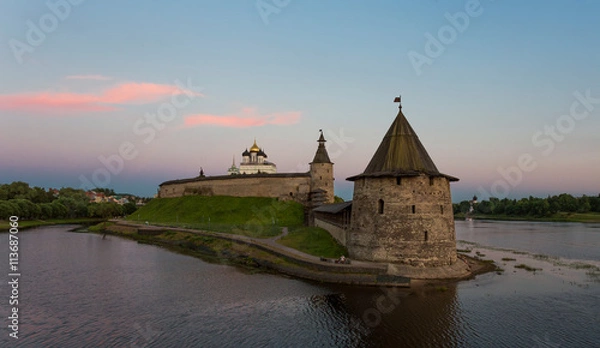 Obraz Вечер в Пскове
