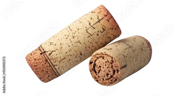 Obraz Wine cork, isolated on transparent background