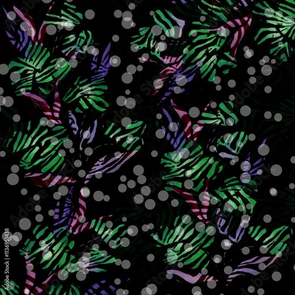 Fototapeta seamless floral pattern