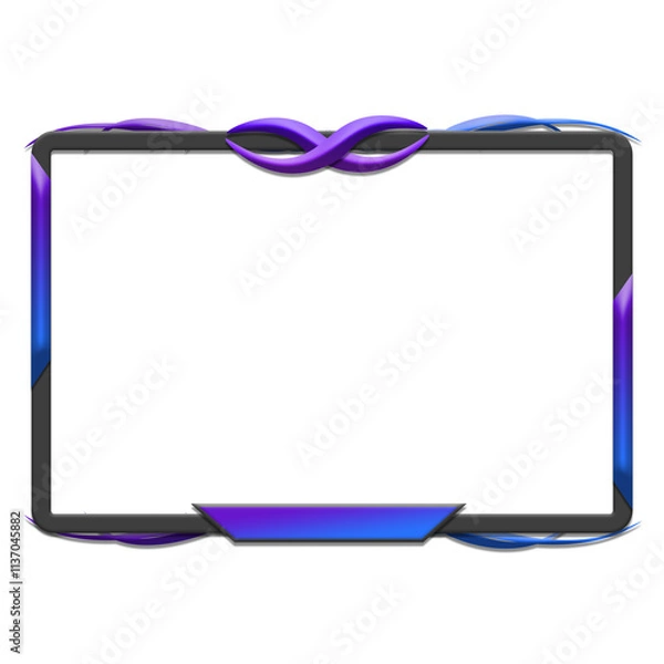 Obraz Animated Stream Overlay Face cam Border	