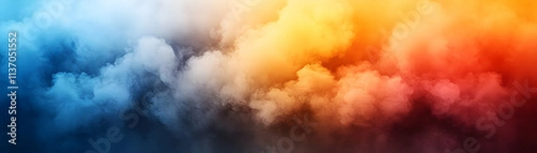 Fototapeta Abstract Colorful Smoke Background Image