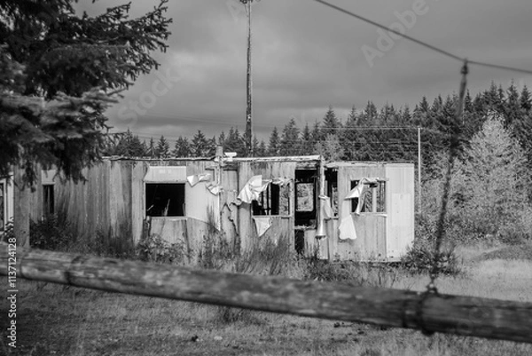 Obraz old abandoned house