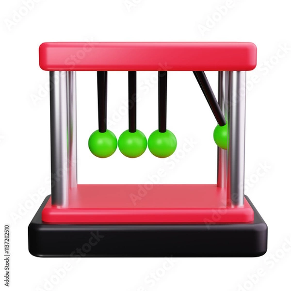 Obraz pendulum 3d Render Icons