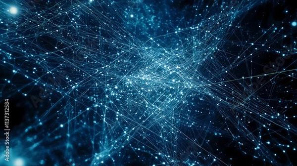 Fototapeta high-speed internet network bigdata transfer with Cloud system integration