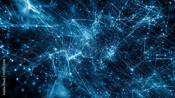 Fototapeta high-speed internet network bigdata transfer with Cloud system integration