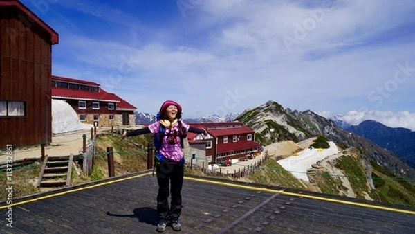 Obraz お天気最高、燕岳